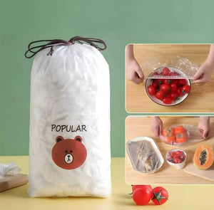 Disposable Flexible Transparent Plastic Food Storage Bags