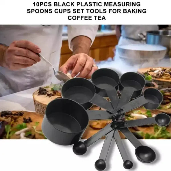 10pcs Kitchen Measuring Spoons & Cups