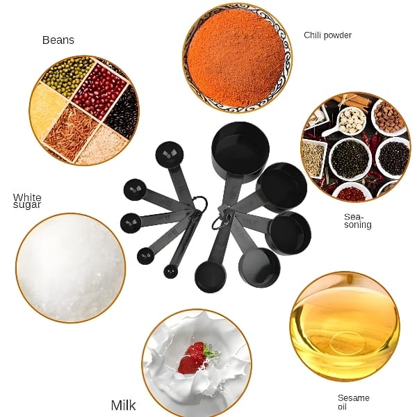 10pcs Kitchen Measuring Spoons & Cups