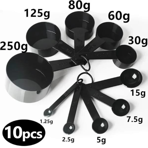 10pcs Kitchen Measuring Spoons & Cups