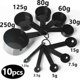 10pcs Kitchen Measuring Spoons & Cups