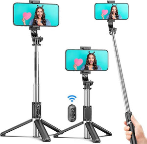 Multiple function selfie stick