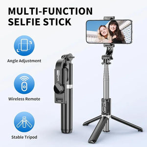 Multiple function selfie stick