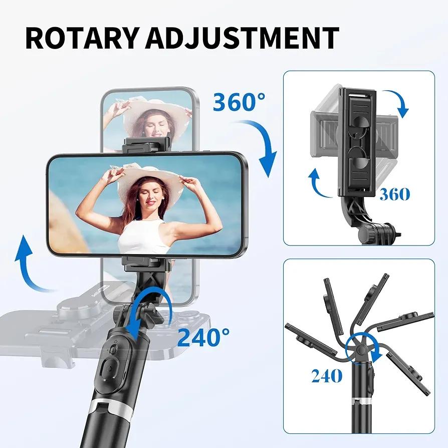 Multiple function selfie stick