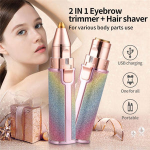 Painless Flawless Facial Hair Remover - Safe for All Skin Types