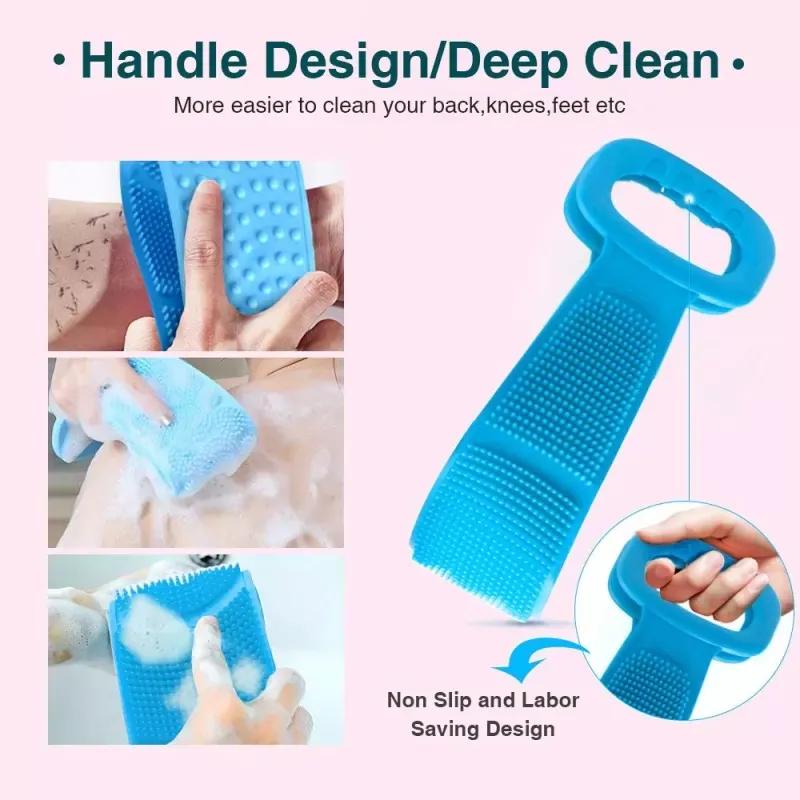 Double Side Bath Belt And Scrubber