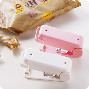 Portable Mini Heat Sealer – Food Bag Sealing Machine for Kitchen Storage