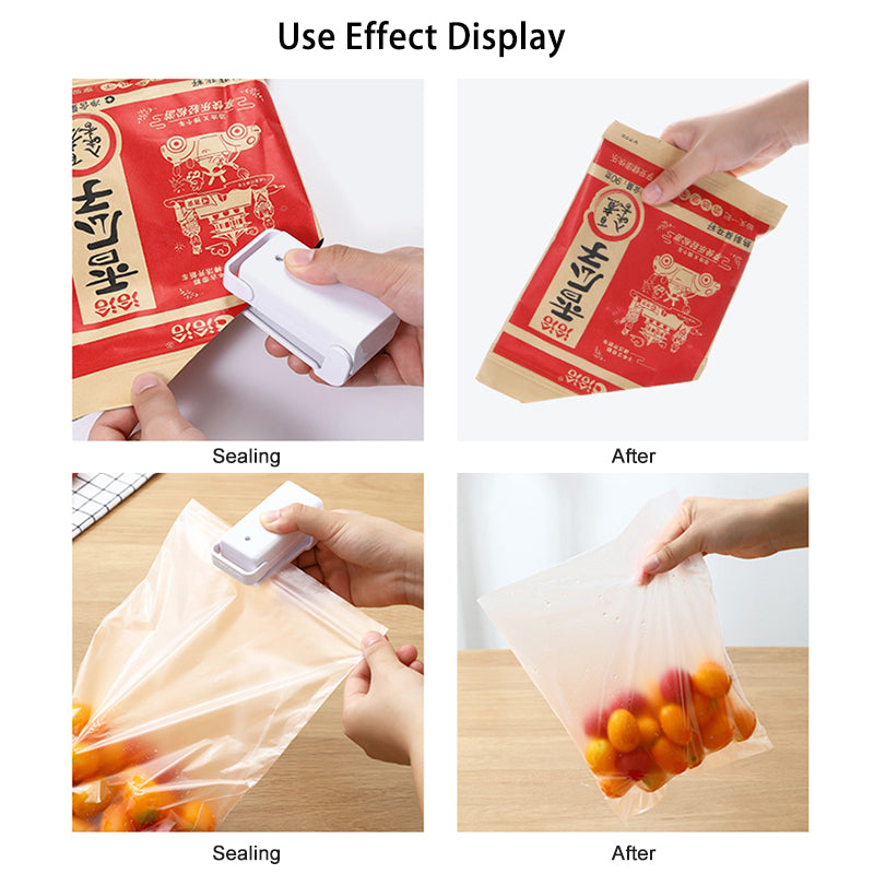 Portable Mini Heat Sealer – Food Bag Sealing Machine for Kitchen Storage