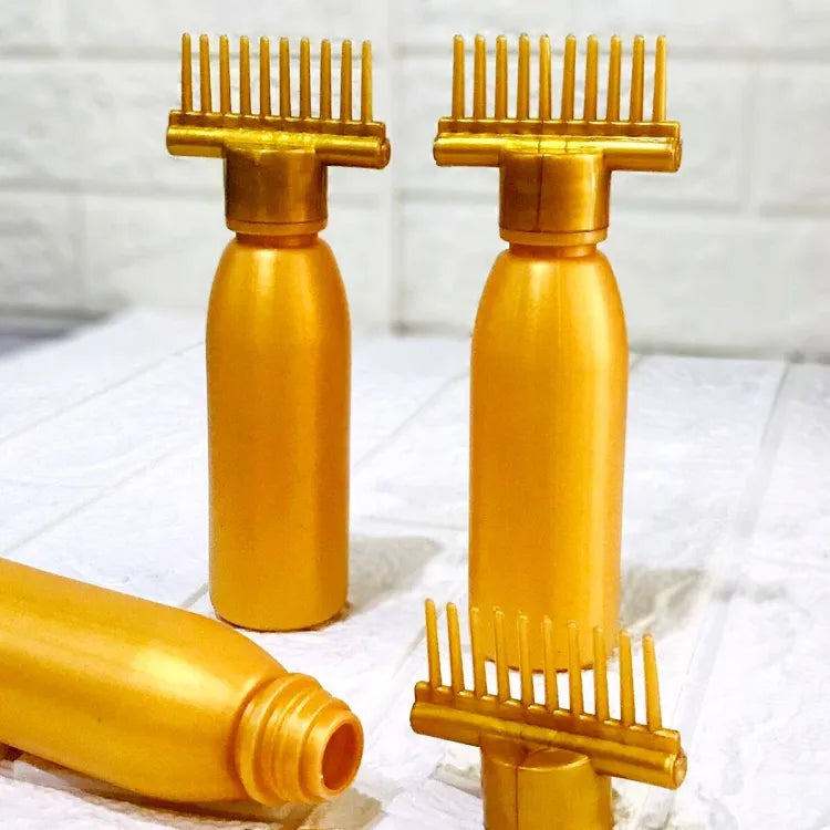 Hair Oil Applicator Comb Bottle – For Oiling, Dye, Shampoo & Scalp Care