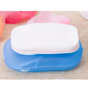 Portable Mini Paper Soap – Travel Hand Wash Sheets(Random Color)