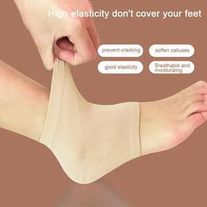Anti Crack Silicone Heel Protector Socks