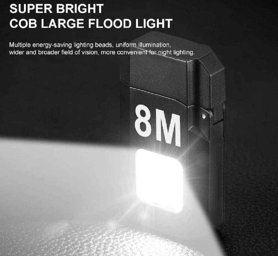 COB LED Flashlight & Rechargeable Lighter