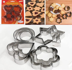 Cookie Cutter Set – 4 Shapes_12 Pcs