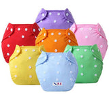 Baby Washable Flexible Diapers Adjustable ( Random Color)